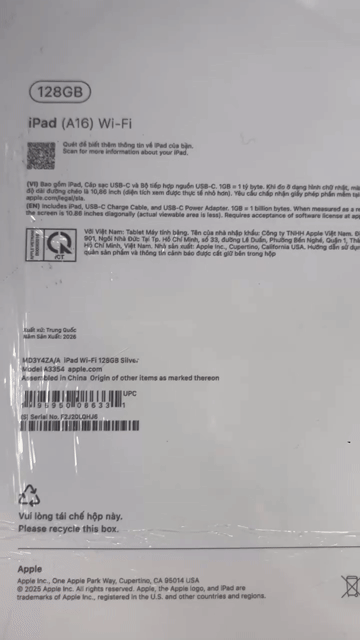 Apple iPad Gen 11 (A16) 128GB Wi-Fi. Mua bán Máy tính bảng tại Quận Liên Chiểu Đà Nẵng được đăng bởi ken hình 1