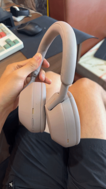 Tai nghe Sony WH-1000XM5 Hồng Khói. Mua bán Tivi, Âm thanh tại Quận Nam Từ Liêm Hà Nội được đăng bởi Aan Hoang hình 1