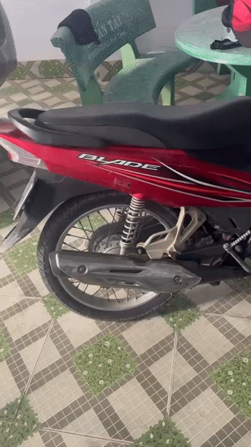 Honda Blade 2015 Đỏ 81321 km. Mua bán Xe máy tại Huyện Đức Hòa Long An được đăng bởi lee myn hoo hình 1