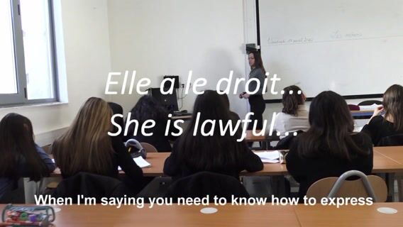 Elle a le droit !