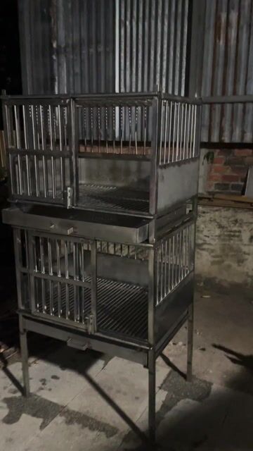 Chuồng chó Inox 2 tầng. Mua bán Phụ kiện, Thức ăn, Dịch vụ tại Huyện Châu Thành Tây Ninh được đăng bởi Linh hình 1