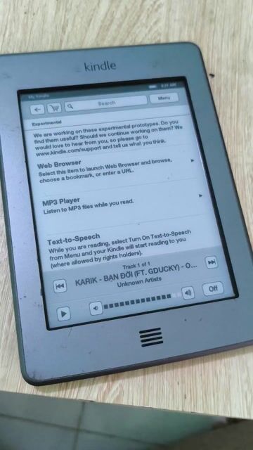 Máy đọc sách cũ Kindle Touch, nghe MP3 4gb. Mua bán Máy tính bảng tại Thành phố Thủ Đức Tp Hồ Chí Minh được đăng bởi Mr Thành hình 1