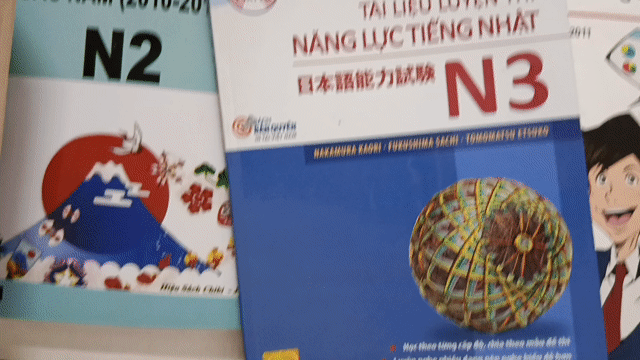 Bộ sách tiếng Nhật N2, N3 (5 cuốn) #minigame. Mua bán Sách tại Quận Cầu Giấy Hà Nội được đăng bởi New Trendy Way hình 1