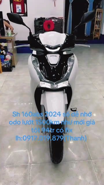 Honda SH 160 2024 Trắng 1500KM. Mua bán Xe máy tại Thành phố Vũng Tàu Bà Rịa - Vũng Tàu được đăng bởi XE MÁY BẢO THANH  TPVŨNG TÀU hình 1