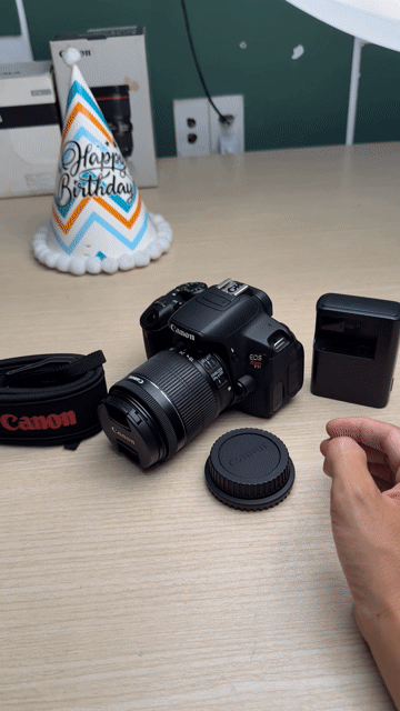 Máy ảnh Canon 700D DSLR 18-55mm STM Đen. Mua bán Máy ảnh, Máy quay tại Thành phố Thủ Đức Tp Hồ Chí Minh được đăng bởi hiếu nguyễn hình 1