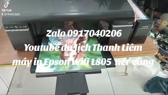 L805 Máy in màu Epson Wifi 6mực zin hãng mới 99 💯