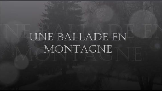 Une ballade en montagne