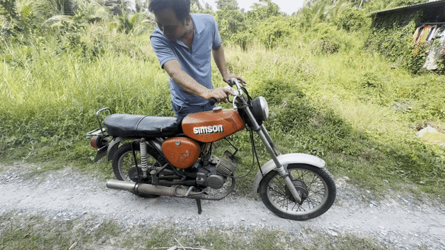 Simson 2 thì màu Cam. Mua bán Xe máy tại Quận Ninh Kiều Cần Thơ được đăng bởi Duy Đông hình 1