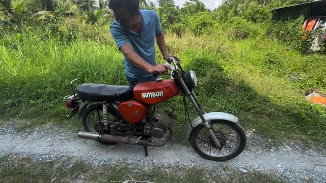 Simson 2 thì màu Cam. Mua bán Xe máy tại Quận Ninh Kiều Cần Thơ được đăng bởi Duy Đông hình 1
