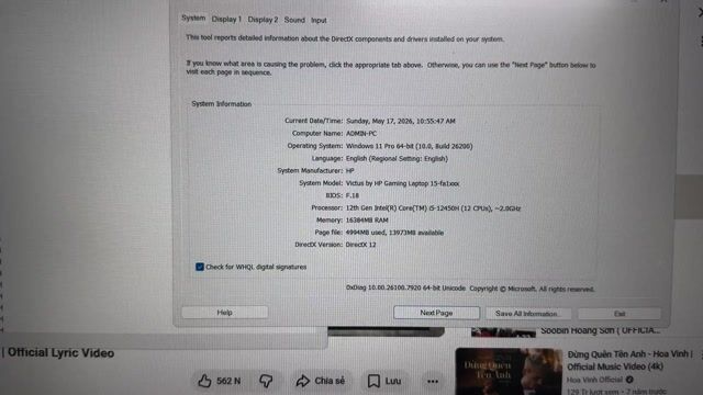 HP Victus 15 i5-12450H 15.6 inch 16GB/512GB. Mua bán Laptop tại Quận Đống Đa Hà Nội được đăng bởi thắng mobile mua bán điện thoại hình 1