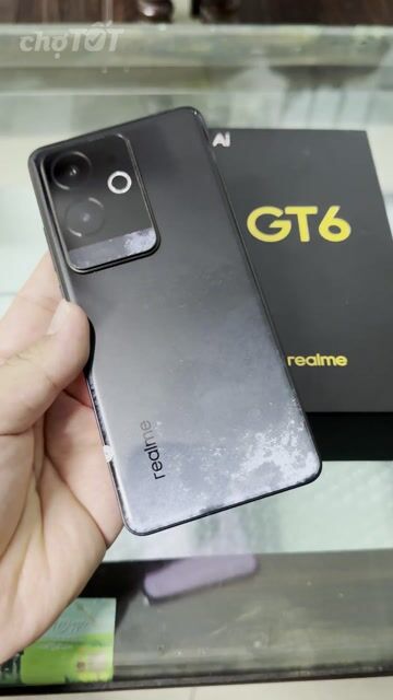 Realme GT6 Đen Snapdragon 8 Gen 3 16GB/512GB. Mua bán Điện thoại tại Thành phố Nam Định Nam Định được đăng bởi Trí Dũng Store hình 1