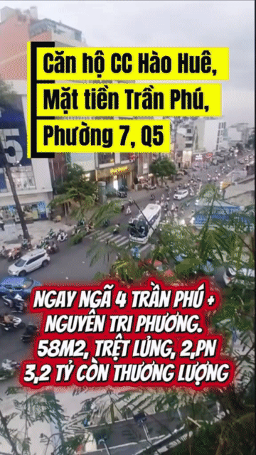 Mua bán Căn hộ Chung cư Quận 5 Tp Hồ Chí Minh diện tích 59 m² giá 3,2 tỷ