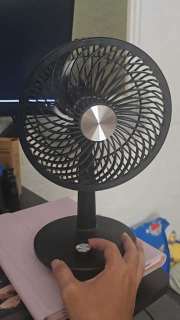 Quạt điện 8 inch Đen Lắc đầu tự động. Mua bán Quạt tại Quận Bình Thạnh Tp Hồ Chí Minh được đăng bởi Trí hình 1