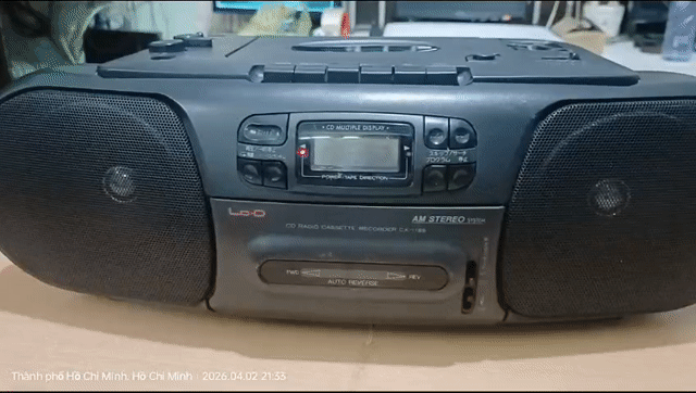 Radio cassette HITACHI CX-11SS Nội địa Japan. Mua bán Tivi, Âm thanh tại Quận Tân Bình Tp Hồ Chí Minh được đăng bởi Thietkerap24h hình 1