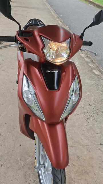 Honda Vision 2021 màu Đỏ. Mua bán Xe máy tại Huyện Nhà Bè Tp Hồ Chí Minh được đăng bởi tuân anh  hình 1