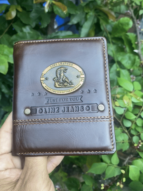 Ví da Linz Leather Nam Da thật Nâu. Mua bán Túi xách tại Quận Hai Bà Trưng Hà Nội được đăng bởi Shop Da Thật hình 1