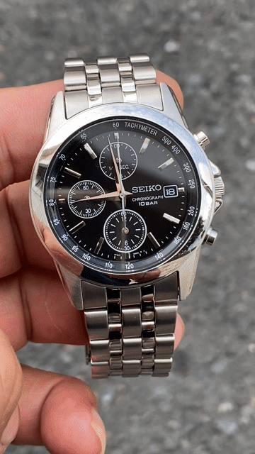 đồng hồ Seiko 7T92 size 40mm dánh cho nam. Mua bán Đồng hồ tại Thành phố Long Xuyên An Giang được đăng bởi Chân Đất Miền Tây hình 1