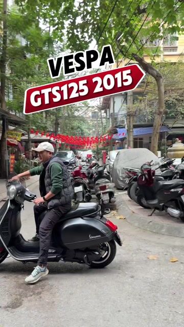 Piaggio Vespa GTS 3v ie 2015 Supper up dàn đồ chơi. Mua bán Xe máy tại Quận Ba Đình Hà Nội được đăng bởi Xe Máy Nam Thi hình 1