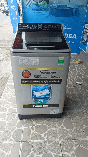 Máy giặt Panasonic 9.5kg cửa trên Inverter Xám. Mua bán Máy giặt tại Quận Phú Nhuận Tp Hồ Chí Minh được đăng bởi Nguyễn Duy Quang hình 1