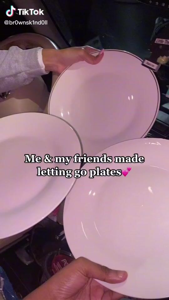 Breaking plates to let go