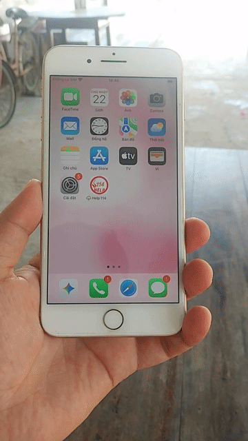 iPhone 8 Plus 64GB Vàng hồng 99% mới. Mua bán Điện thoại tại Huyện Mỏ Cày Bắc Bến Tre được đăng bởi Trường  hình 1