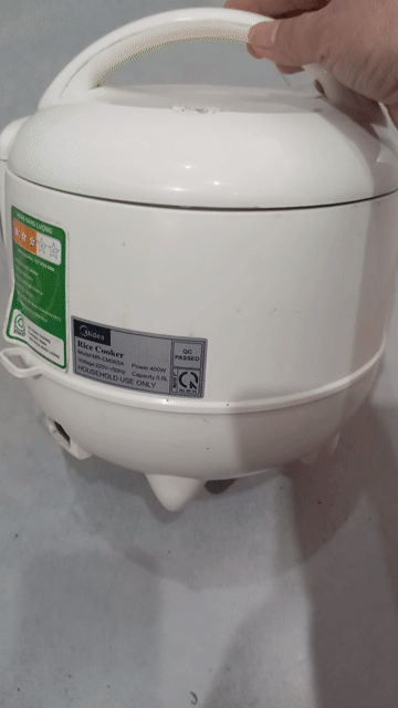 Nồi cơm điện Midea MR-CM06SA Trắng 0.6L. Mua bán Bếp, lò, đồ điện nhà bếp tại Quận Hà Đông Hà Nội được đăng bởi Vũ thị Hồng hình 1