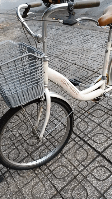 Xe đạp Asama Nữ 24 inch Trắng. Mua bán Xe đạp tại Thành phố Thủ Đức Tp Hồ Chí Minh được đăng bởi MUA BÁN TRAO ĐỔI XE ĐẠP MỚI CŨ hình 1