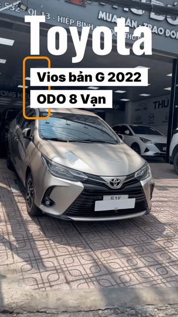 Toyota Vios Bản G 2022 Vàng Cát 8 Vạn km. Mua bán Ô tô tại Thành phố Thủ Đức Tp Hồ Chí Minh được đăng bởi Đặng Huỳnh Trường hình 1