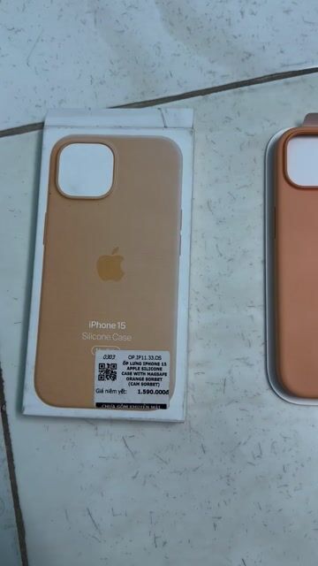 Ốp lưng Apple iPhone 15 Silicone Cam. Mua bán Phụ kiện (Màn hình, Chuột...) tại Huyện Hóc Môn Tp Hồ Chí Minh được đăng bởi Trần Đình Minh hình 1