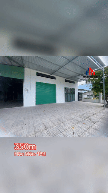 Cho thuê Văn phòng, Mặt bằng kinh doanh Huyện Hóc Môn Tp Hồ Chí Minh diện tích 350 m² giá 18 triệu/tháng