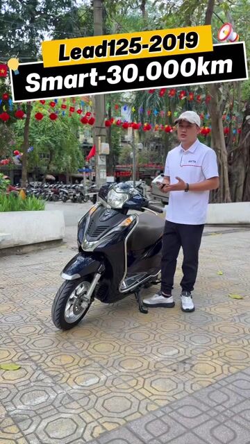 Honda Lead 125 Smartkey 2019 Xanh đen 838.58. Mua bán Xe máy tại Quận Ba Đình Hà Nội được đăng bởi Xe Máy Nam Thi hình 1