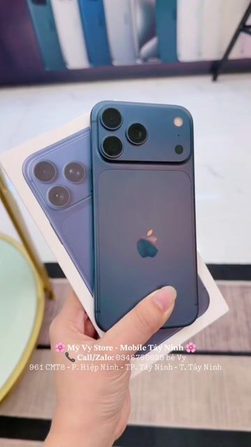 iPhone 17 Pro Max 256Gb Like New Fullbox . Pin 100. Mua bán Điện thoại tại Thành phố Tây Ninh Tây Ninh được đăng bởi Mỹ Vy Store Mobile Tây Ninh hình 1