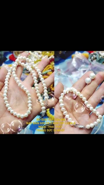 Vòng cổ ngọc trai tự nhiên Nữ. Mua bán Phụ kiện thời trang khác tại Huyện Châu Thành Sóc Trăng được đăng bởi NHAKINHDOANH hình 1