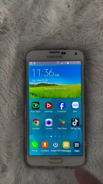 Galaxy S5 Trắng mạng 4G màn hình đẹp keng. Mua bán Điện thoại tại Quận Phú Nhuận Tp Hồ Chí Minh được đăng bởi Minh hình 2