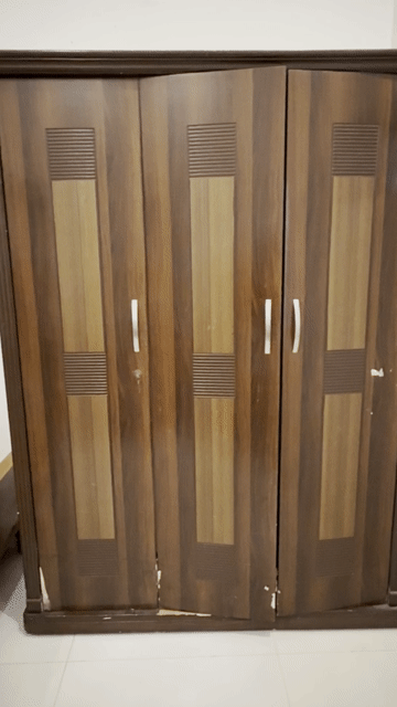 Tủ quần áo Gỗ Nâu 3 cánh. Mua bán Tủ, kệ gia đình tại Quận Liên Chiểu Đà Nẵng được đăng bởi Gia Han hình 1