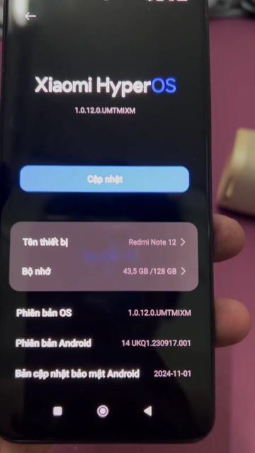 Xiaomi Redmi Note 12 4GB Đen. Mua bán Điện thoại tại Thành phố Thủ Dầu Một Bình Dương được đăng bởi truong kiet hình 1
