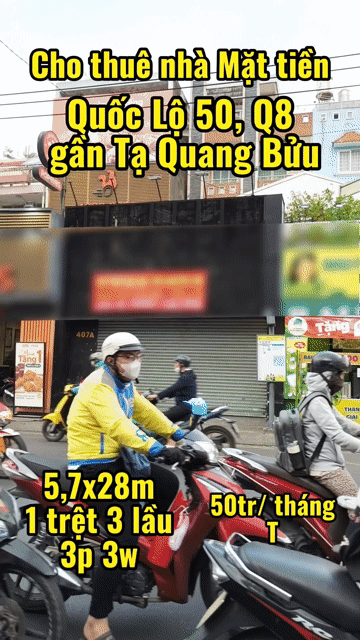Cho thuê Nhà ở Quận 8 Tp Hồ Chí Minh diện tích 159 m² giá 50 triệu/tháng