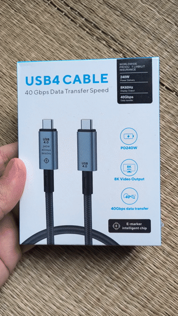Cáp sạc USB 4.0, cáp thunderbolt 3, thunderbolt 4. Mua bán Phụ kiện (Màn hình, Chuột...) tại Quận Nam Từ Liêm Hà Nội được đăng bởi Trần Hòa hình 1