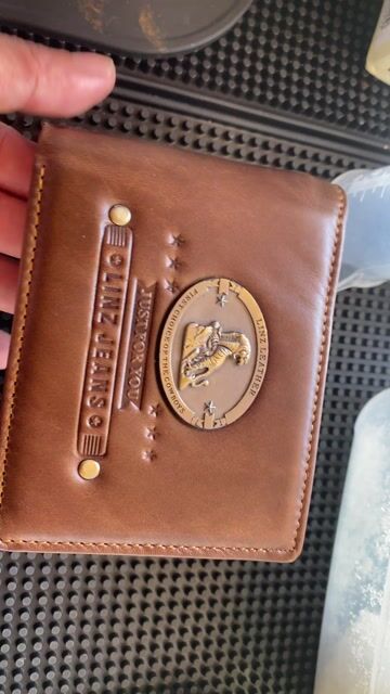 Ví Linz Jeans Nam Da Nâu. Mua bán Túi xách tại Thành phố Sóc Trăng Sóc Trăng được đăng bởi Shop Da Thật hình 1