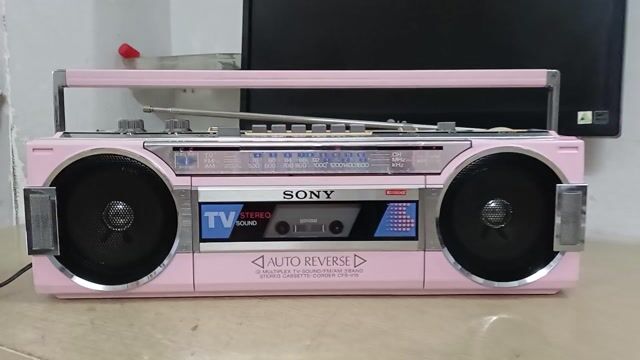 Đài cassette Sony CFS-V15 Hồng Auto reverse. Mua bán Tivi, Âm thanh tại Quận Gò Vấp Tp Hồ Chí Minh được đăng bởi  Sơn Gò Vấp  hình 1
