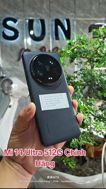 Xiaomi 14 Ultra 5G 16/512G Chính Hãng VN/A. Mua bán Điện thoại tại Huyện Trảng Bàng Tây Ninh được đăng bởi Sun Mobile Shop Điện Thoại Trảng Bàng Tây Ninh 01 hình 1