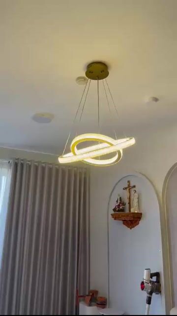 Đèn chùm Phòng khách Vàng, Trắng. Mua bán Đèn tại Quận 12 Tp Hồ Chí Minh được đăng bởi Phương Thanh hình 1
