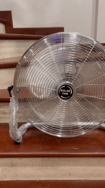 Quạt năng lượng mặt trời 16 inch. Mua bán Quạt tại Quận 12 Tp Hồ Chí Minh được đăng bởi Quạt năng lượng hình 1