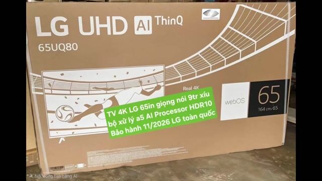 TV 4K LG 65UQ8000 65in Giọng Nói Bảo Hành 11/2026. Mua bán Tivi, Âm thanh tại Quận 8 Tp Hồ Chí Minh được đăng bởi Nguyen nguyen hình 1