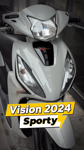Honda Vision Sporty 2023 Xám Xi Măng thể thao 29D2. Mua bán Xe máy tại Quận Ba Đình Hà Nội được đăng bởi Xe Máy Nam Thi hình 1