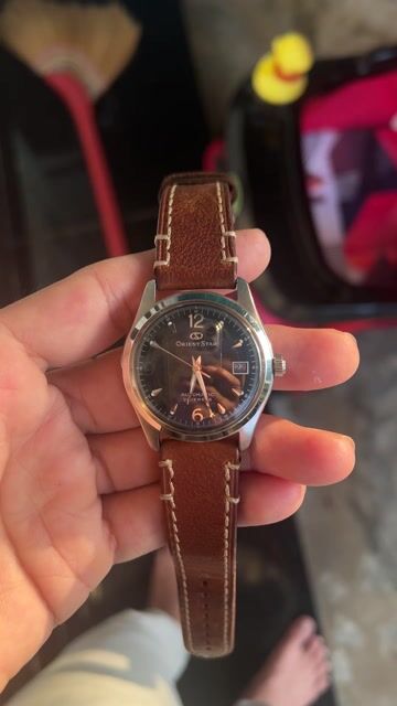 Đồng hồ Orient Star Xanh Ngọc Lục Bảo. Mua bán Đồng hồ tại Thị xã Tân Châu An Giang được đăng bởi Tư Minh hình 1