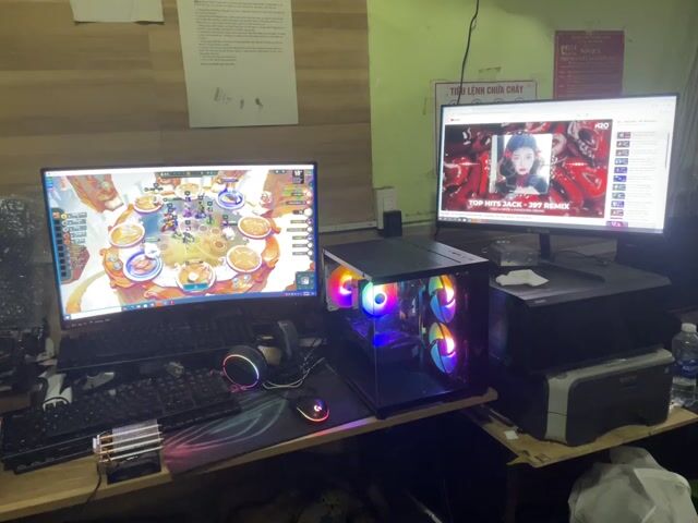 Thanh lý Gaming 9100f ram8 ssd128 vga1050ti màn24. Mua bán Máy tính để bàn tại Quận Sơn Trà Đà Nẵng được đăng bởi Anh Thành Vũ hình 1