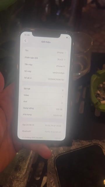 iPhone 11 128GB Đen Đã qua sử dụng. Mua bán Điện thoại tại Thành phố Thuận An Bình Dương được đăng bởi Trung Apple Ko bán góp hình 1
