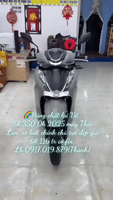 Honda SH350i 2022 Xám xi măng 13k km. Mua bán Xe máy tại Thành phố Vũng Tàu Bà Rịa - Vũng Tàu được đăng bởi XE MÁY BẢO THANH  TPVŨNG TÀU hình 1