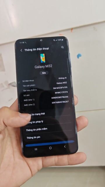 Samsung M32 Đen. Mua bán Điện thoại tại Quận Bình Tân Tp Hồ Chí Minh được đăng bởi a kiệt hình 1